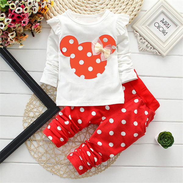 Spring Autumn Minnie Mouse Set
