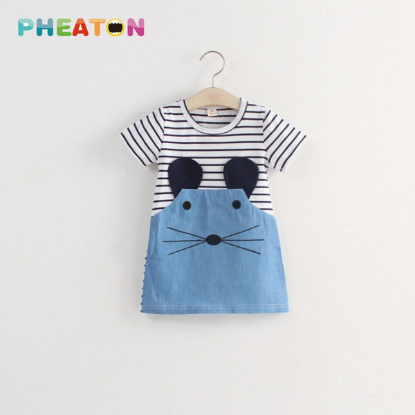 Striped Patchwork Character Long Sleeve