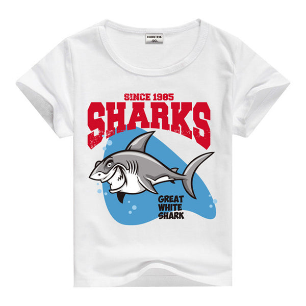 Shark Summer Teen Tshirt